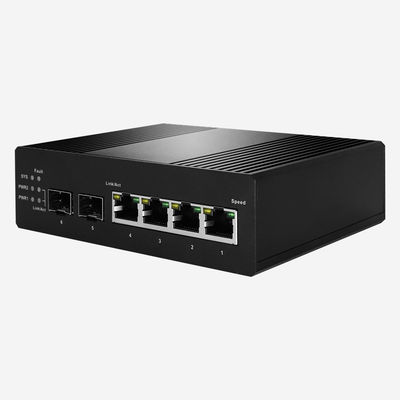 4 PoE Ports 2 SFP Industrial Managed Switch PoE Powered Switch 130W