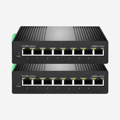 4K VLAN Industrial Smart Switch Manageable 8 Gigabit Ethernet Ports