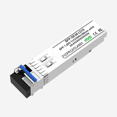 Single Mode Single Fiber SFP Transceiver Module 80km LC