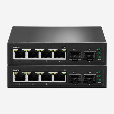 20W External Power Supply Unmanaged Ethernet Switch with 2 Built in Cooling Fans