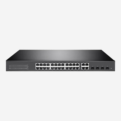 56Gbps Gigabit Easy Smart Switch 24 Ports 4 Combo Ports 4SFP