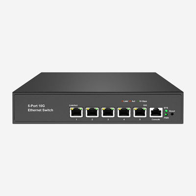 5 10G 어댑티브 RJ45 무선 연결 10GB 레이어 3 스위치 QoS / VLAN 지원