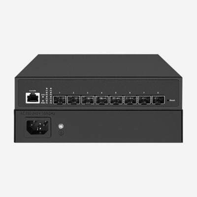 8 SFP+ 10GB 이더넷 스위치 랙 마운트 및 160Gbps 스위칭 용량 성능 및 효율성