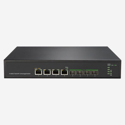 4 10Gbps RJ45 관리되지 않은 이더넷 스위치 네트워크 솔루션